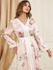 Ethnic Clothing Ramadan Pink Modest Abaya Turkey Islam Prayer Clothes For Women Muslim Sets Dress Robe Femme Musulmane Caftan Kaftan Vestido