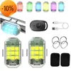 Nueva luz estroboscópica LED de Control remoto para coche, motocicleta, bicicleta, inalámbrica, 7 colores, lámpara de advertencia de Flash anticolisión, indicador impermeable
