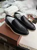 Designer Men Casual schoenen Loafers Lage top Suede leer Oxfords Loro-X-Piana Moccasins Summer Walk Loafer Slip Loafer Rubber Sole Flats Outdoor Trainer Sneakers36-46