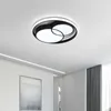 Luzes de teto Modern Led Room de estar do quarto Luz de controle remoto escurecimento Lâmpada de lâmpada decorativa iluminação de lustre