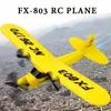 Avión eléctrico/RC FX803 RC Plane 2,4G 2CH EPP espuma control remoto avión Super Glider avión al aire libre avión juguetes para niños regalos 230525