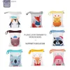 Diaper Bags Elinfant 1PCS Position Digital Print Wet Dry Bag With Two Zippered Baby Diaper Bag Nappy Bag Waterproof Reusable Washable T230526