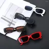 Sunglasses 1PC Vintage Small Frame Retro Trendy Rectangle Sun Glasses Square UV400 Protection Fashion Travel Eyewear Accessories