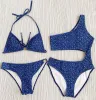 Chasse de maillots de bain pour femmes Classiques de bikini féminins Brown Set Femmes dans Bandage Bandage Sexy Bathing Tracks with Pad Tags