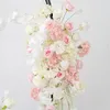 Decorative Flowers Wedding Arch Flower Row Artificial Road Leading Ball Po Props Background Decoration Floral Arrangement