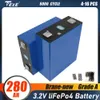 Grad A 3.2V 280AH LIFEPO4 Batteri 6000 Cycle Rechargeble Cell Pack DIY 12V 24V för RV -campare EV Forklift Yacht EU US Tax Free