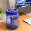 Eteriska oljor Diffusorer 1800 ml stor kapacitet hem elektrisk luftfuktare USB dubbel munstycke ultraljud arom mist maker fogger med LED -ljus diffusor 230525