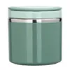 Dinnerware Sets Leakproof Lunch Bento Box Stainless Steel Soup Cup Container Thermal Breakfast 1000ML Green