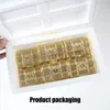 Geschenkwikkeling 12 %/Lot Plastic Candy Box Wedding Pack Chocolate Boxes DIY Gunsten voor gasten Gelukkige verjaardagsfeestje