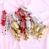 クリスマスデコレーション6pcsセットツリーキャンディープラスチック2023在宅休日の装飾雰囲気の雰囲気
