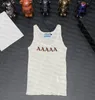 Women Sport Tank Top Letters Printed Yoga Tops Summer Quick Dry Vest Gym Knitted Fitness Tops