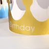 Birthday Hat Birthday Happy Born Cake Hat Children's Baby Baby Adult New Party Crown Crown Decoration Gold Card Paper
