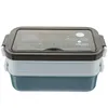 Dinnerware Sets Lunch Box Kids For School Plastic Bento Container With Tableware Soup Bowl