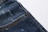 Männer Hosen D2 Sommer Trend Wash Niedrige Taille Kleine Füße Patch Bettler College Nachtclub Mädchen Jeans Kurze ZSF Dsquare Dsqs Dsq2s Zyy