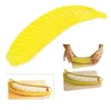 Fruits Légumes Outils Cuisine Gadgets En Plastique Banane Trancheuse Cutter Salade Maker Cuisson Coupe Chopper
