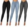 Jeans pour femmes Fashion Large Denim Collants taille haute Taille 4XL