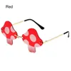 Sunglasses Trendy Rimless Fun Halloween Decorations Irregular Mushroom Shape For Women Sun Glasses Eyewear