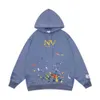 Lanvinshoodies Sweatshirts Designer Fashion Pullover Mens Womens Graffiti Print Lanvin Streetwear Loose Lovers Lanvins Shoe Alanvin Puff CP Hoodie TN 1 2xeo