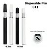 C11 VAPORIZZATORE OLIO PEN VAPE MOSTERIBILE 0,3 ml 0,5 ml da 280 mAh Peste per pressione bobina in ceramica ricaricabile Bud o penne