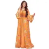 Vêtements ethniques La liste Jilbab Kaftan Légèrement Strech Adulte Polyester Casual Satin 100 Abaya Plus Size Dress