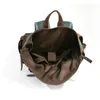 Plecak plecaki na płótnie dla mężczyzn wosk olejowy skóra podróżne duże wodoodporne plecaki dzienne retro bupak luksusowy vintage torba
