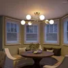 Ceiling Lights E27 Modern Chandelier Lamp Iron Minimalist Personality Creative LED Lighting Gold Black Decoration Living Room