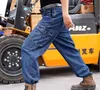 Jeans pour hommes mode pantalons de travail décontractés amples hommes Hip Hop épais résistant à l'usure grande poche homme Cargo sûr