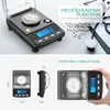 Scales المنزلية 0001g مقياس المجوهرات الرقمية الدقة 20G USB مدعوم من LCD Mini Lab Balance 230525