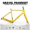 Ręki ciężarówki samochodowej T1000 Rama żwirowa 700C45C Rower BB386 Rower Hamure Frameset Road Cyclocross 230525