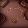 Подвесные ожерелья 2023 бренд модные ювелирные украшения женщины Золотая цепь коричневый тигр глаз каменной колье для бусинки Качество качество роскошь