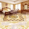 Papiers peints Style européen 3D carreaux de sol auto-adhésif Mural salon chambre salle de bain El luxe papier peint PVC autocollant