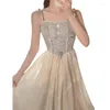 Balet sceniczny Waltz francuski mały styl bajki zawieszony sukienka wiosna/lato 2023 Kobieta