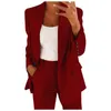 Damespakken dames blazerjas elegante sportieve zomer lange mouw vestiging jassen Jackets Business Oversize dunne bovenkleding