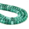 Pärlor 10 8mm agater cylinder ädelstenar naturlig stenblomma lös kolonn för smycken som gör DIY -halsbandsarmband