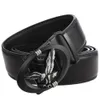 New Fashion Designer business Men belt Automatic buckle Genuine leather belt classical Black and brown color belts 110cm-130cm male strap
