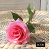 Flores decorativas 10 PCs Mão pareça hidratante Rose Real Touch Artificial para Decoração de Casamento Home Bride Bouquet Fake