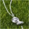 Pendant Necklaces Fashion Sports Football For Boy Men Gifts Soccer Ball Necklace Jewelry Drop Delivery Pendants Dh9Xa