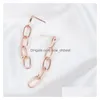 Dangle Chandelier Link Chain Drop Earrings For Women Punk Girl Crush Gold Sier Color Tassel Earring Fashion Jewelry Gifts Delivery Dhz5U