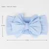 Baby Headband Big Bow Hair Band Stripe Elastyczne opaski na głowę dziewczyny