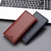Storage Bags Artificial Leather Men Long Wallet Women Purse Male Slim Money Bag Female Holder Thin Two Fold Clutch For Ladie