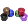 Smoking pipe Creative trapezoidal shape for aluminum alloy 4-layer missing corner smoke grinder