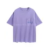 Luxury Mens T Shirt Pocket Letter Printing Round Neck Short Sleeve Couple Breathable T-shirt Casual Fashion Top