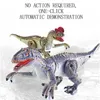 Electric/RC Animals Electric Dinosaur Toy Simulation RC Dino Walking Velociraptor Roaring Remote Control Dinosaur Toy Child Birthday Present 230525