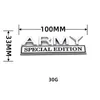 زخرفة الحزب 1PC Army Edition Car Sticker للشاحنة التلقائية 3D شارة Emblem Secal Auto Auto 10x3.3cm