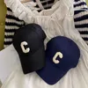 Caps de bola Designer 2023 Trend Letter Letter Baseball Cap for Women Black C Cotton Primavera Summer Summer Leisshade Uan9