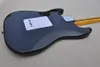 Factory Custom Black Body Electric Guitar met Chrome Hardware, Yellow Maple Neck, aanbied logo/kleuraanpassing