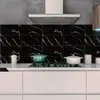 Adesivos de parede adesivos de mármore impermeabilizados de mármore adesivo de parede de parede e bastão decoração de banheiro decoração de cozinha backsplash telhas