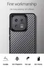 Caso Slim de fibra de carbono real genuína para Xiaomi Mi 13 Ultra Pro 13 Tampa sem fio magnética