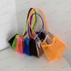 Torby wieczorowe Summer Transparent Candy Kolor Bag na ramię panie przezroczyste torebki torebki projektant solidnych kolorowych kupujących podtrzymanie torba telefoniczna t230526