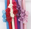 Cute Girls Rose Flower Nylon Headband Baby Lovely Hairbands Puntelli per foto Neonato Copricapo per neonato Accessori per capelli